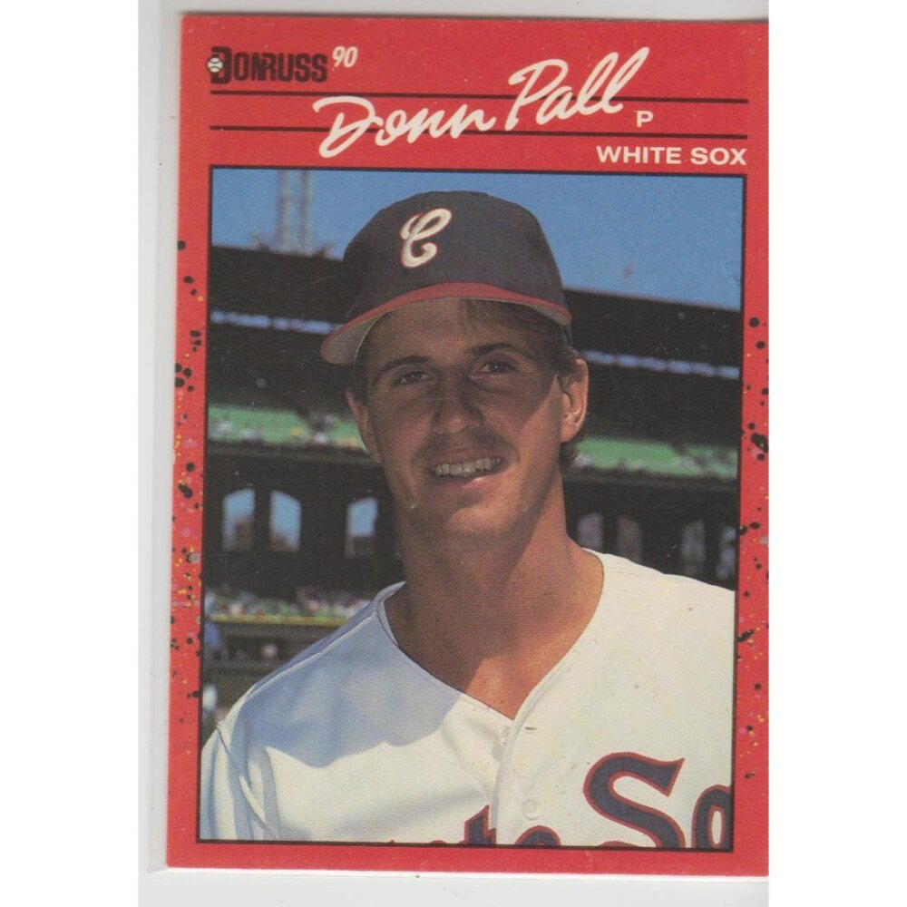 Donn Pall 1990 Donruss Error / No dot after INC.